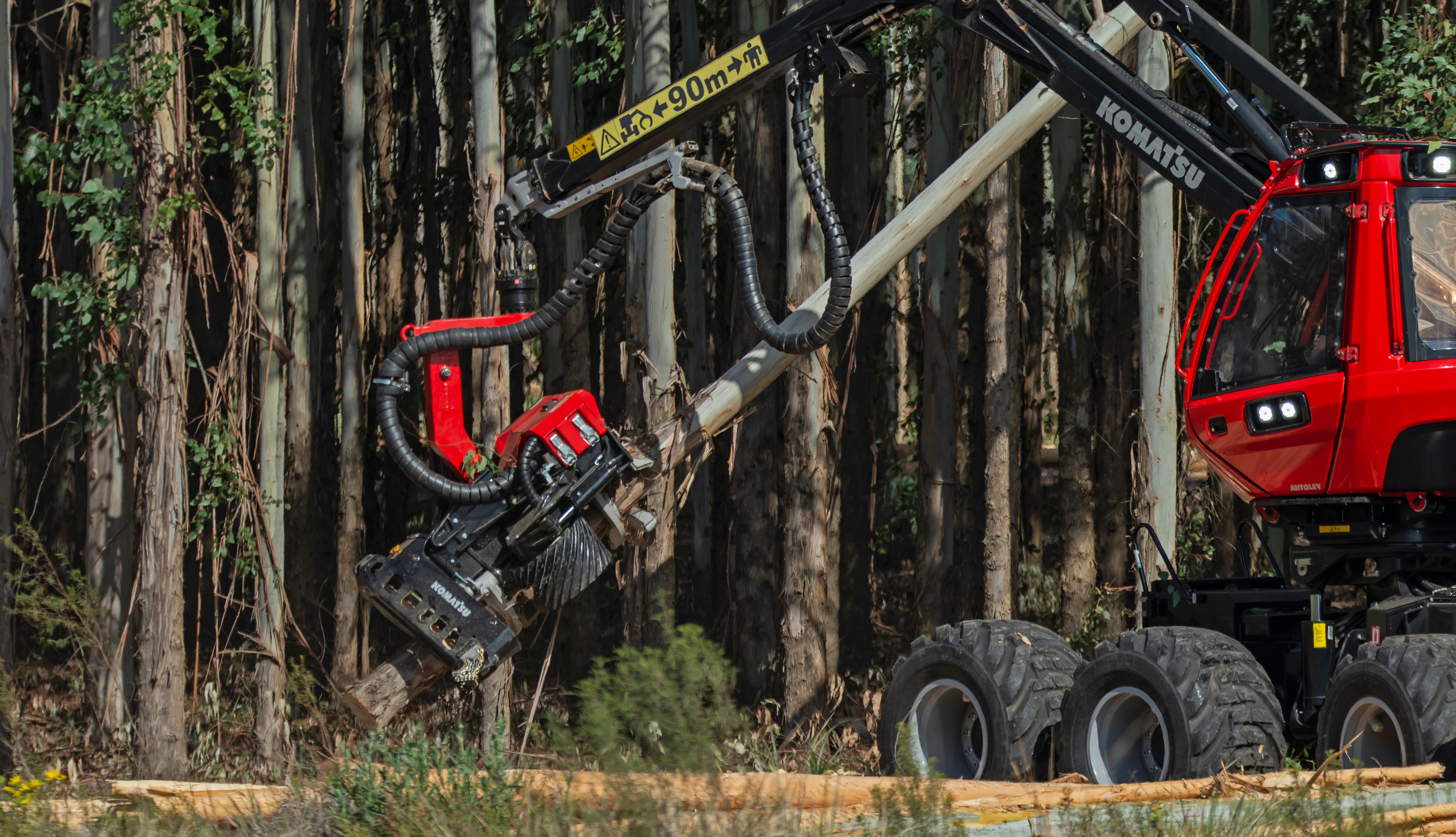 Komatsu S162E Harvesting head