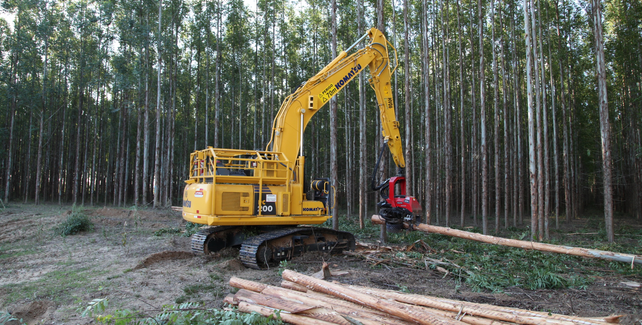 Komatsu Pc200 Harvester