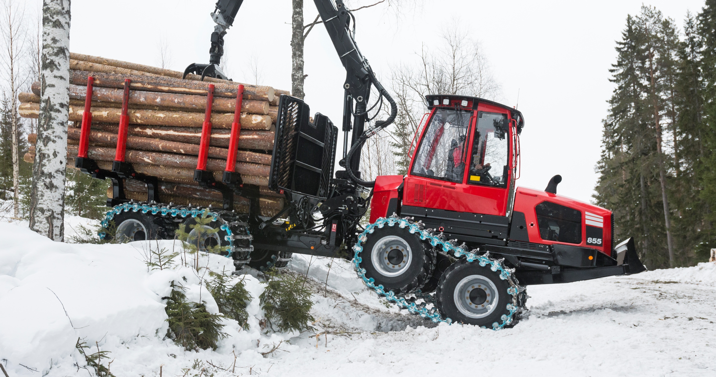 Komatsu 855 forwarder